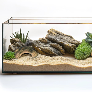 Terrario Gecko Cave M - kryjówka do terrarium 21x17x8 cm