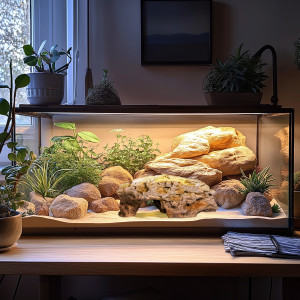 Terrario Dragon Stone M - kryjówka do terrarium 22x15x8cm