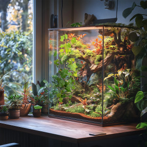 Terrario – Sztuczna Roślina do Terrarium – Bluszcz Zwisający 75 cm