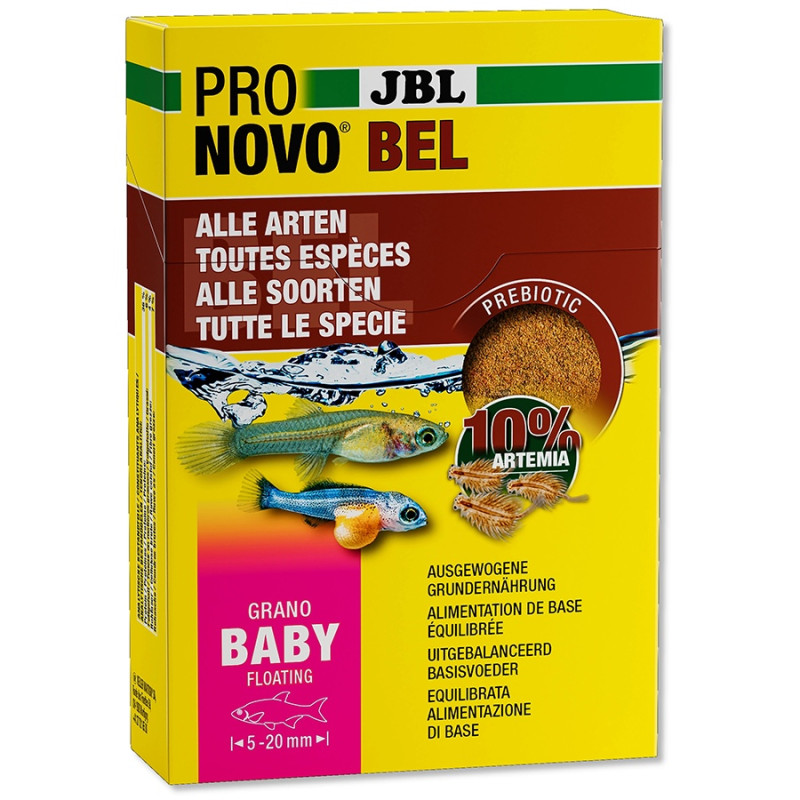JBL Pronovo Bel Grano Baby 3x10ml - pokarm w proszku dla młodych ryb