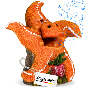 Kruger Meier Happy Starfish – Ozdoba do akwarium 10.5x6x11 cm