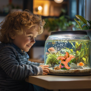 Kruger Meier Happy Starfish – Ozdoba do akwarium 10.5x6x11 cm