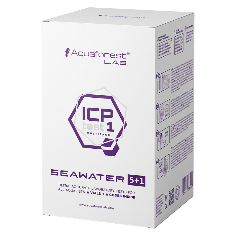 Aquaforest ICP 5+1 Seawater - zestaw testów wody  ICP-OES