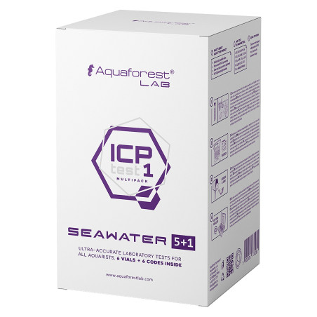 Aquaforest ICP 5+1 Seawater - zestaw testów wody  ICP-OES