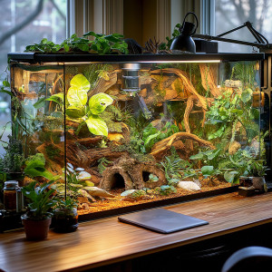 Terrario Wood Cave S - kryjówka do terrarium 14x9x7cm