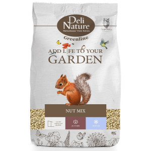 Deli Nature Greenline Nut Mix - pokarm dla ptaków i wiewiórek 500g