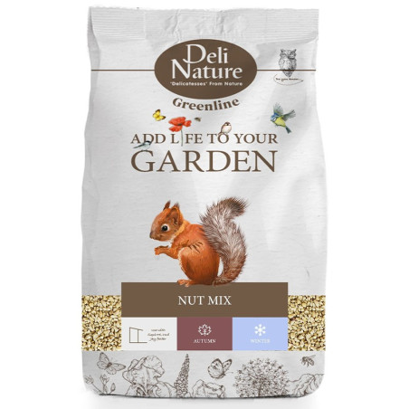 Deli Nature Greenline Nut Mix - pokarm dla ptaków i wiewiórek 500g