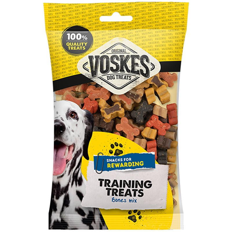 Voskes Training Treats Bones Mix - przysmaki treningowe dla psa kości mix 200g