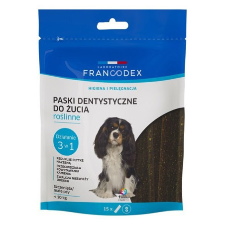 Francodex Paski Do Gryzienia S - na brzydki zapach z pyska 15 szt