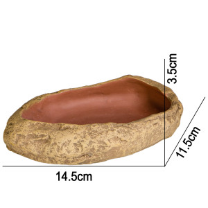 Terrario Rock Oasis M – Miska do Terrarium 14,5x11,5x3,5 cm