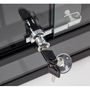 Terrario Safe Terri 120 - zamek do drzwi przesuwnych 12cm