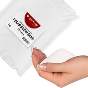 Kruger Meier Polar Snow Sand 0,2-0,8 mm - Piasek do akwarium 2kg