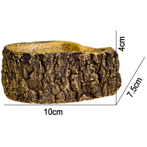 Terrario Bark Bowl – Miska do Terrarium 10x7,5x4 cm