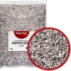 Kruger Meier Frosted Azure 4–7 mm – Żwirek akwarystyczny 2 kg