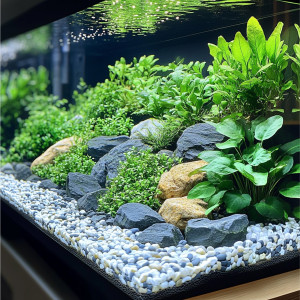 Kruger Meier Frosted Azure 4–7 mm – Żwirek akwarystyczny 2 kg