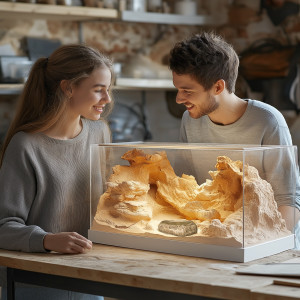 Terrario Rock Oasis S – Miska do Terrarium 10x6,5x2,5 cm