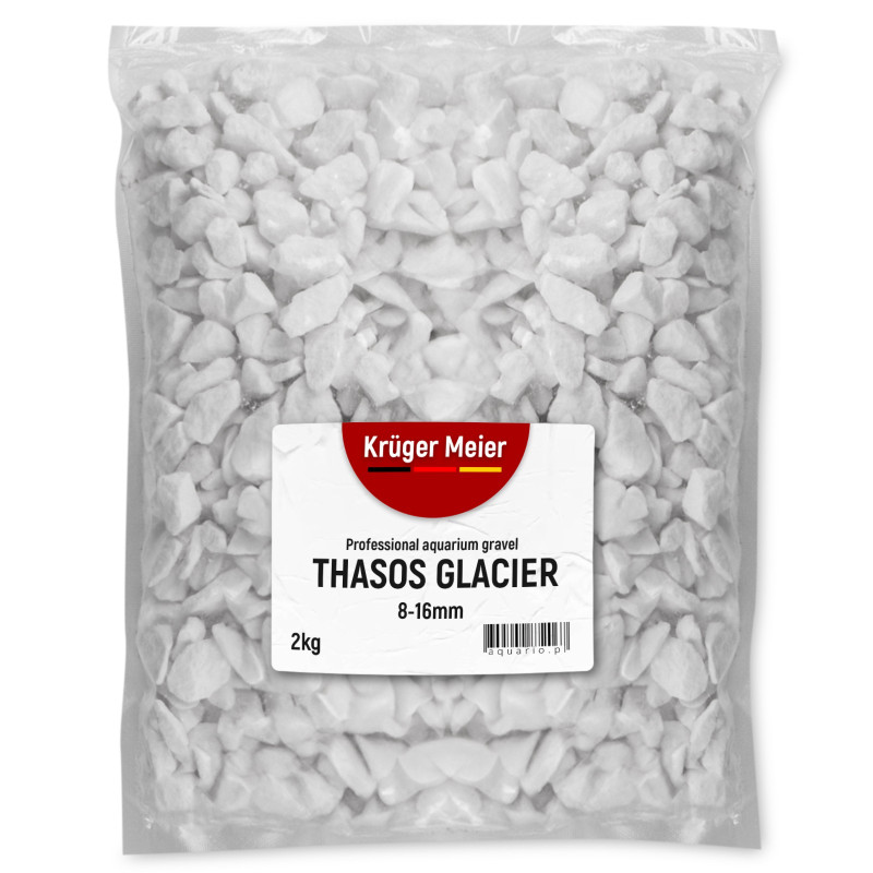 Kruger Meier Thasos Glacier 8–16 mm – Żwirek akwarystyczny 2 kg