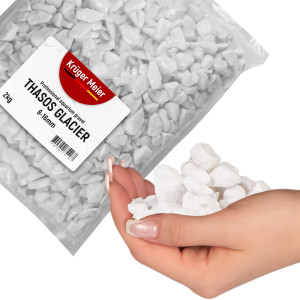 Kruger Meier Thasos Glacier 8–16 mm – Żwirek akwarystyczny 2 kg