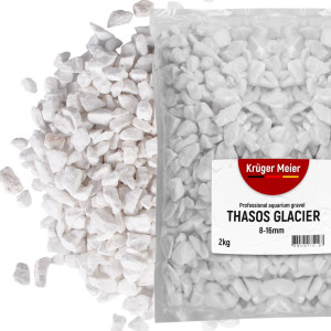 Kruger Meier Thasos Glacier 8–16 mm – Żwirek akwarystyczny 2 kg