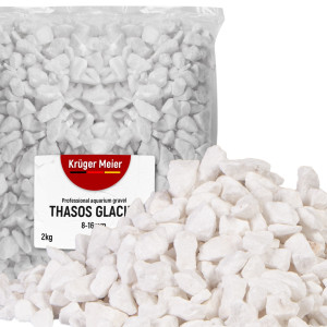 Kruger Meier Thasos Glacier 8–16 mm – Żwirek akwarystyczny 2 kg