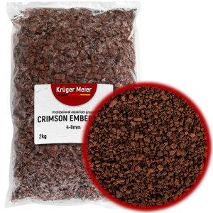 Kruger Meier Crimson Ember Lava 4–8 mm – Lawowe podłoże filtracyjne 2 kg
