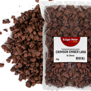 Kruger Meier Crimson Ember Lava 10–20 mm – Lawowe podłoże strukturalne 2 kg