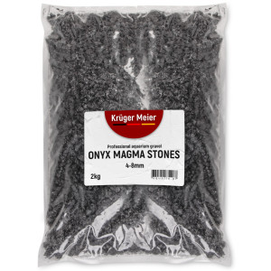 Kruger Meier Onyx Magma Stones 4-8 mm - Żwirek do akwarium 2kg