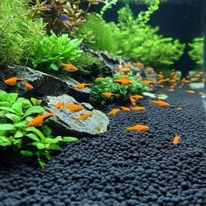 Kruger Meier Onyx Magma Stones 4-8 mm - Żwirek do akwarium 2kg