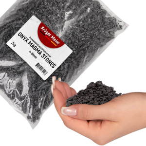 Kruger Meier Onyx Magma Stones 4-8 mm - Żwirek do akwarium 2kg