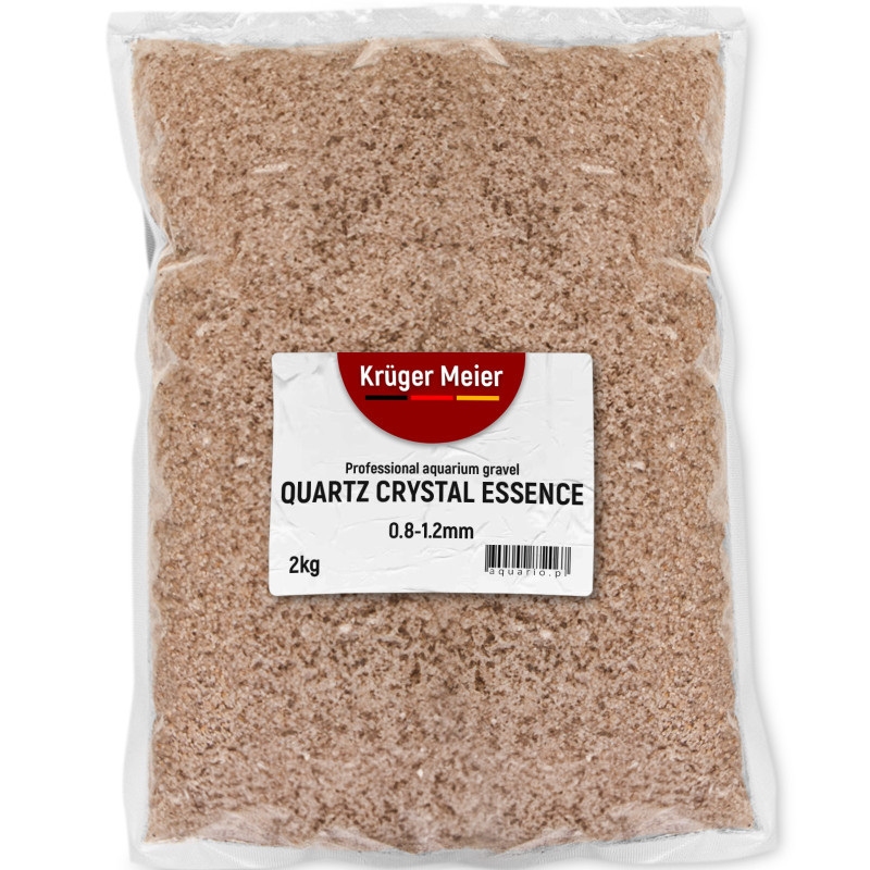 Kruger Meier Quartz Crystal Essence 0,8–1,2 mm – Piasek akwarystyczny 2 kg