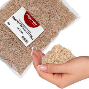 Kruger Meier Quartz Crystal Essence 0,8–1,2 mm – Piasek akwarystyczny 2 kg