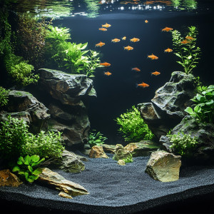 Kruger Meier Obsidian Shadow 0.8–1.6 mm – Piasek akwarystyczny 2 kg