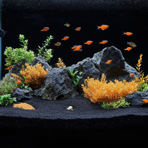 Kruger Meier Obsidian Shadow 0.8–1.6 mm – Piasek akwarystyczny 2 kg