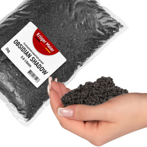 Kruger Meier Obsidian Shadow 0.8–1.6 mm – Piasek akwarystyczny 2 kg