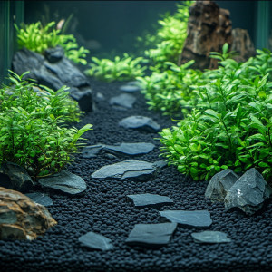 Kruger Meier Obsidian Shadow 2–5 mm – Żwirek akwarystyczny 2 kg