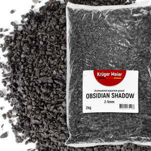 Kruger Meier Obsidian Shadow 2–5 mm – Żwirek akwarystyczny 2 kg
