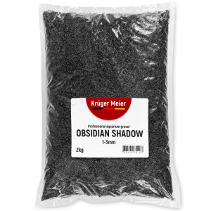 Kruger Meier Obsidian Shadow 1–3 mm – Żwirek akwarystyczny 2 kg