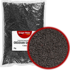 Kruger Meier Obsidian Shadow 1–3 mm – Żwirek akwarystyczny 2 kg