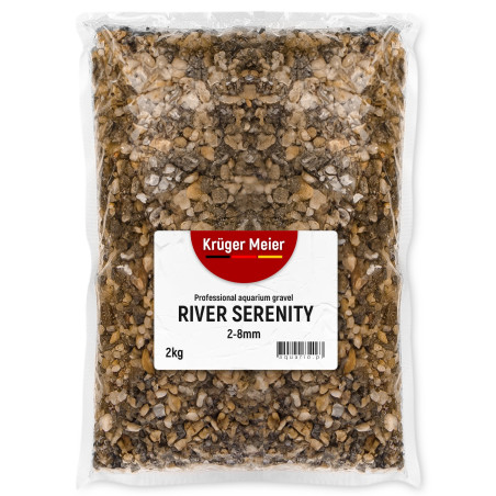 Kruger Meier River Serenity 2–8 mm – Żwirek akwarystyczny 2 kg