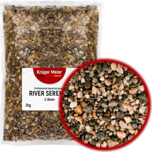 Kruger Meier River Serenity 2–8 mm – Żwirek akwarystyczny 2 kg