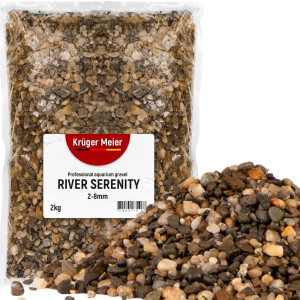 Kruger Meier River Serenity 2–8 mm – Żwirek akwarystyczny 2 kg