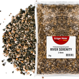 Kruger Meier River Serenity 2–8 mm – Żwirek akwarystyczny 2 kg