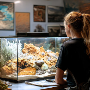 Terrario Rock Shelter bez dna - kryjówka do terrarium 22x13x8,5cm