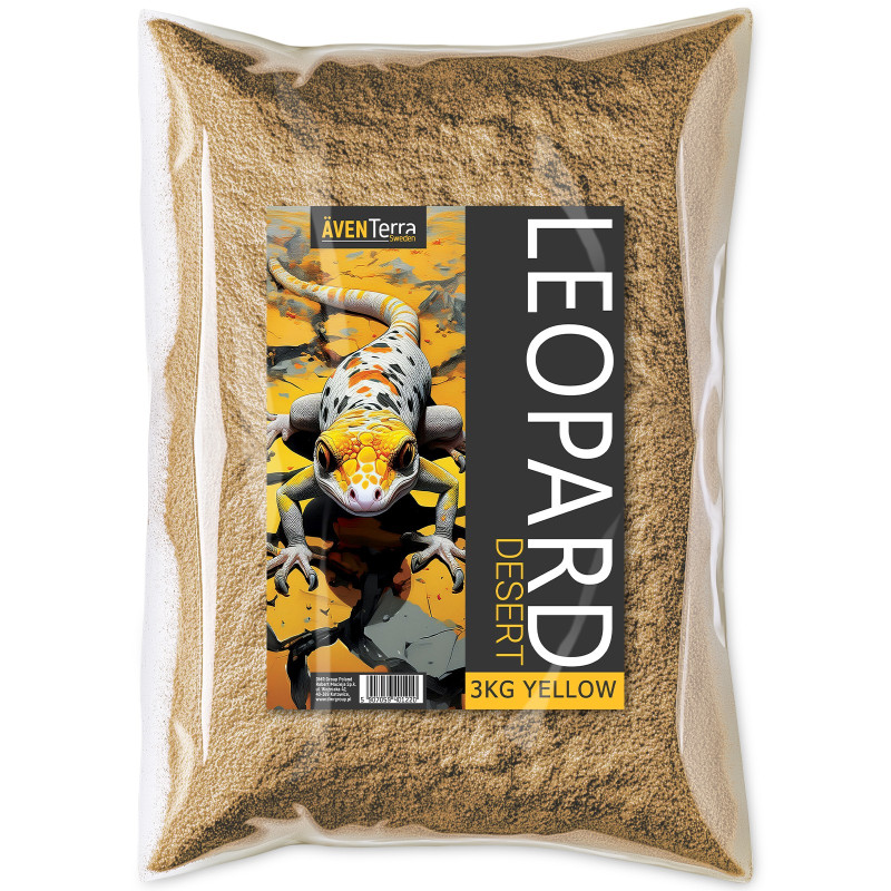 Aventerra Sweden LEOPARD Desert Yellow 3kg - glina do terrarium
