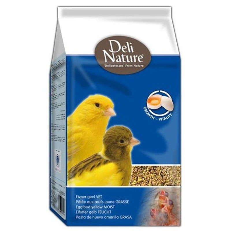 Deli Nature Eggfood Yellow Moist – wilgotna jajeczna karma dla kanarków żółtych 1 kg