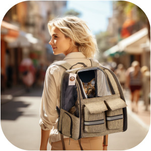 Furrever Friends Cattic Wheel - plecak transporter na kółkach dla kota i psa