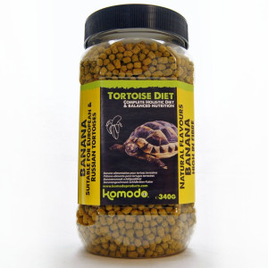 Komodo Tortoise Diet Banana 340g - pokarm dla żółwi