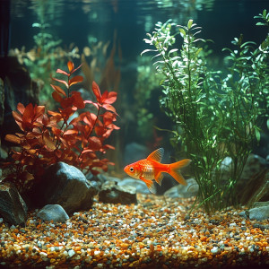 Kruger Meier Amber Glow Quartz 2-5 mm - Żwirek do akwarium 2kg