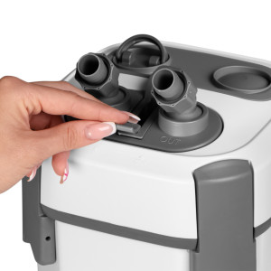 Kruger Meier Fluxion Elite 1200 UVC PRO - filtr zewnętrzny z lampą UV do akwarium 100 - 250 litrów