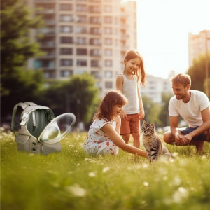 Furrever Friends Citty Grey - plecak transporter dla kota i psa